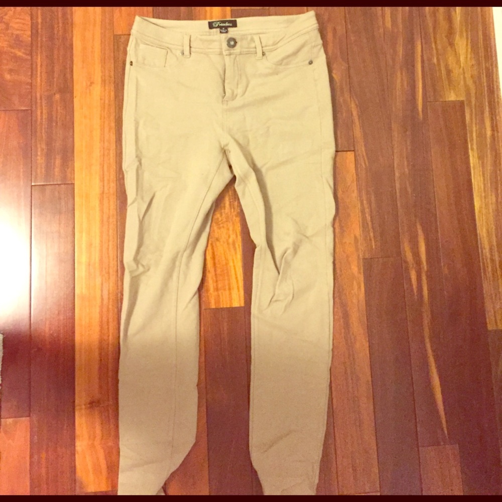 Light brown jeggings