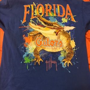 Blue and orange guy Harvey shirt
