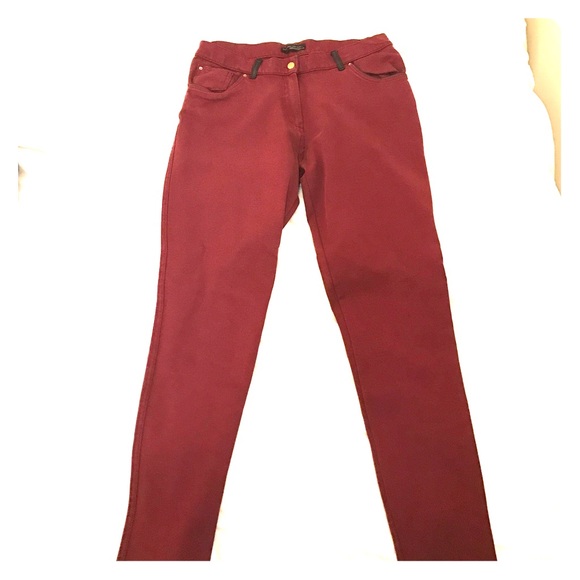 Zara Maroon Jeggings - Picture 1 of 2