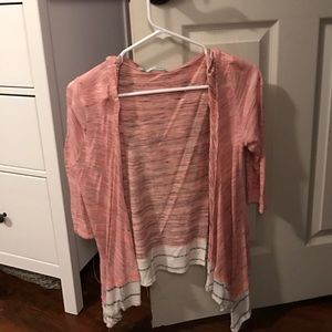 Pink and grey cover up