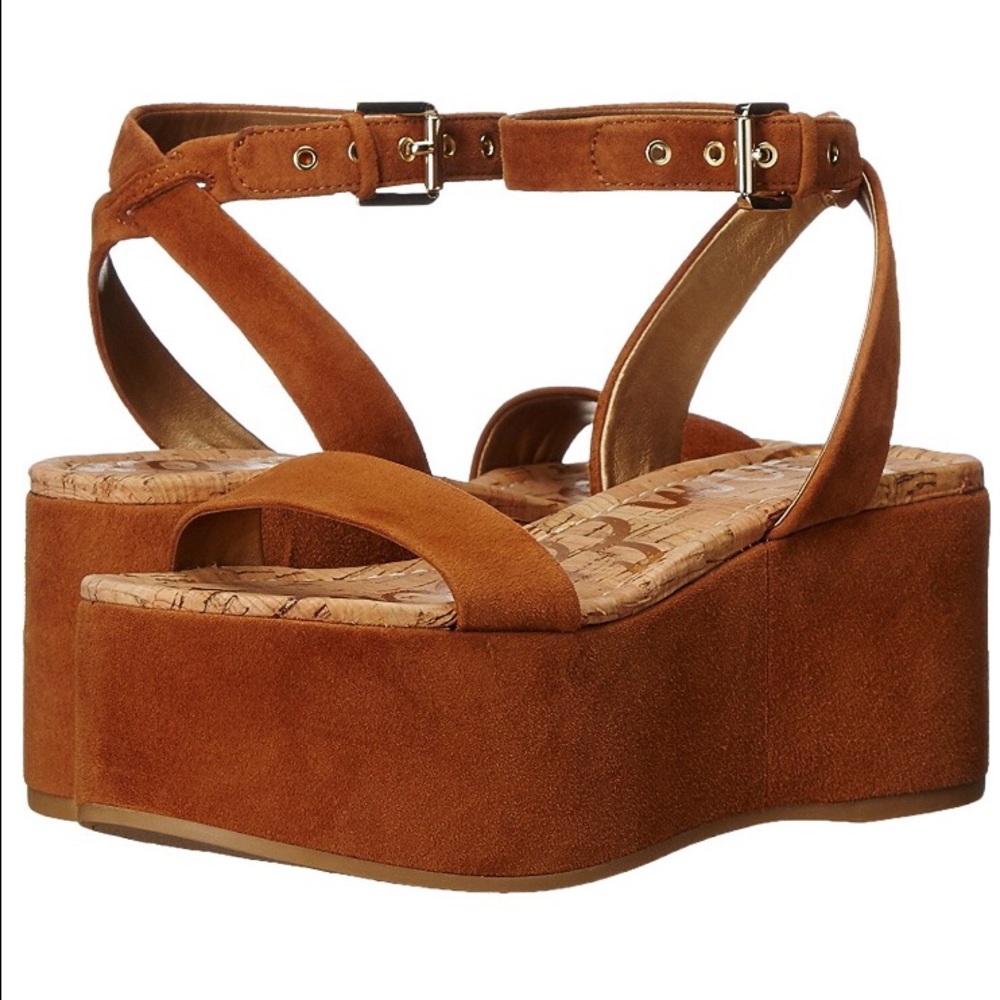 Sam Edelman Henley Suede Platform w/ Ankle Strap