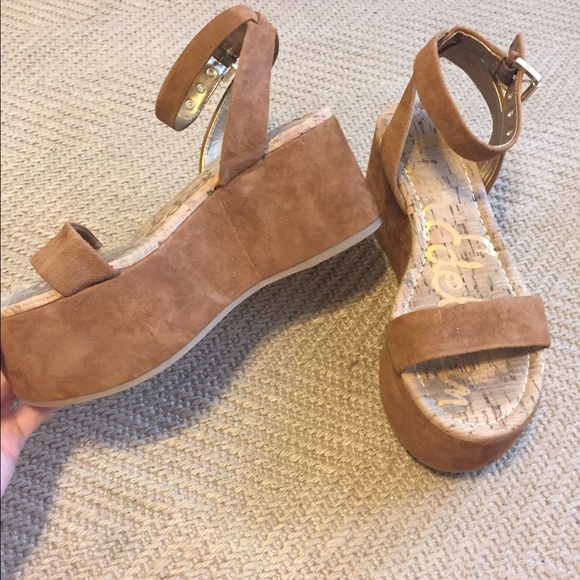 Sam Edelman Henley Suede Platform w/ Ankle Strap - Picture 6 of 6