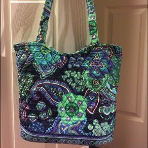 Vera Bradley blue rhapsody tote purse