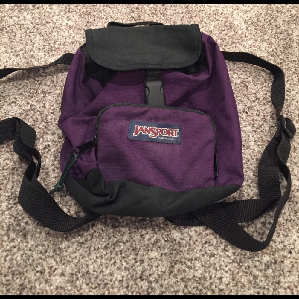 JanSport purple petite backpack.