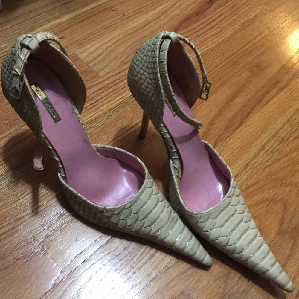 Snakeskin heels