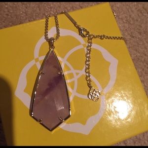 Stunning purple Kendra Scott necklace