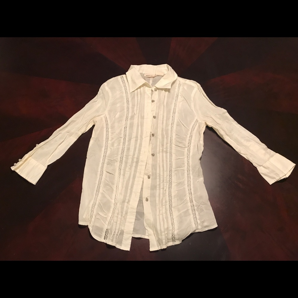 Sheer DKNY dressy top