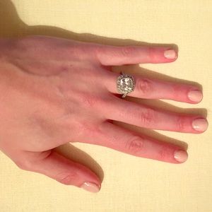 Fake diamond costume ring