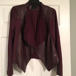 Burgundy stitch fix jacket!