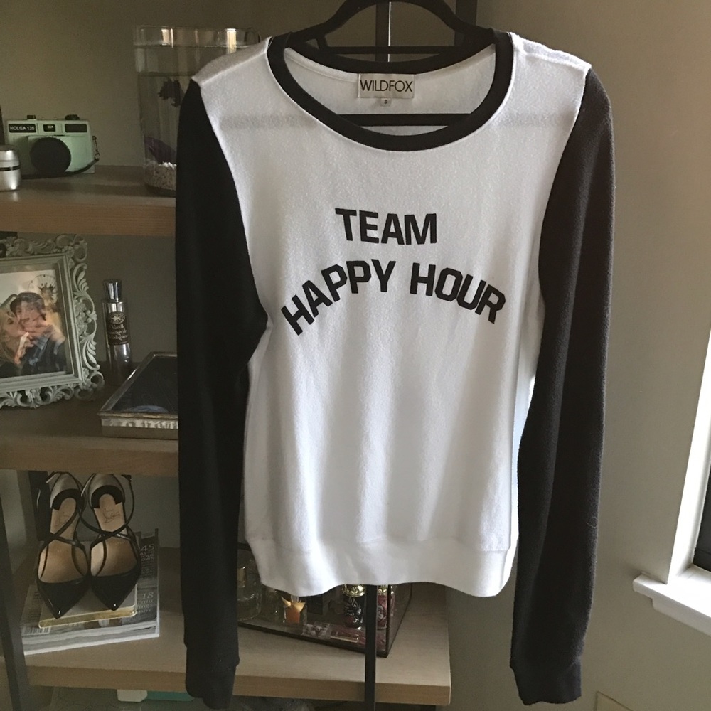 🆕 Wildfox Baggy Beach Jumper 🍸🥂🍷 w/o tags