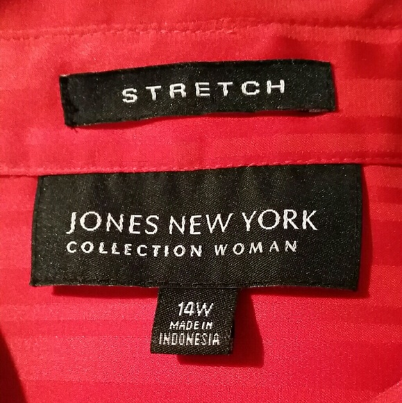 Rich orange JNY blouse - Picture 7 of 8