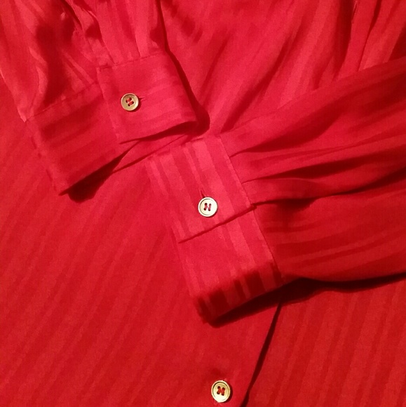 Rich orange JNY blouse - Picture 8 of 8