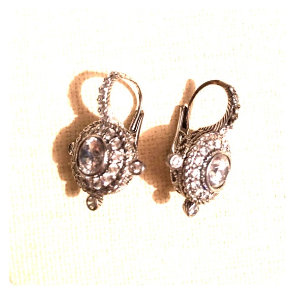 Diamond drop earrings - Picture 1 of 1