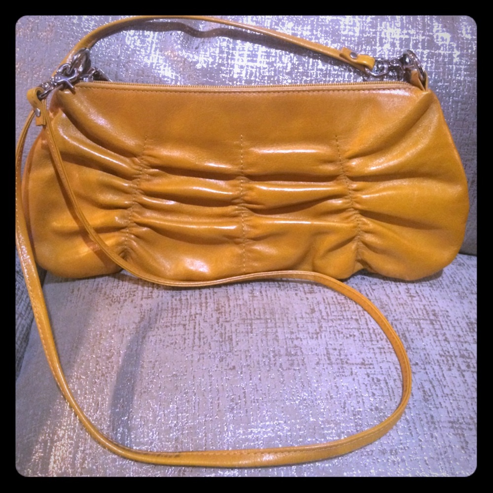 Burnt Yellow Crossbody Purse by Bogo