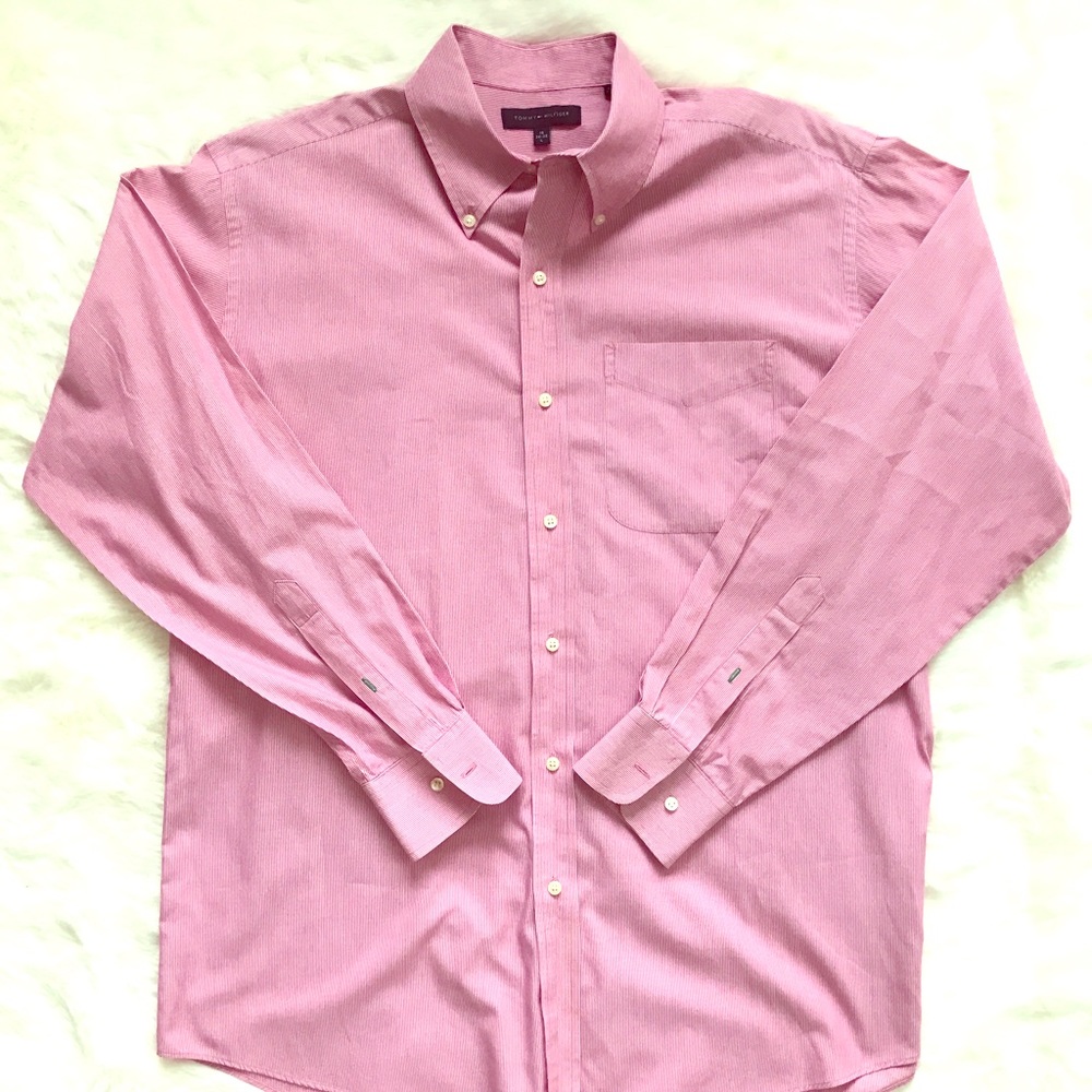 Tommy Hilfiger Front Button Down Dress Shirt