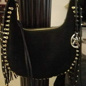 Michael Kors Rhea Suede Fringe crossbody