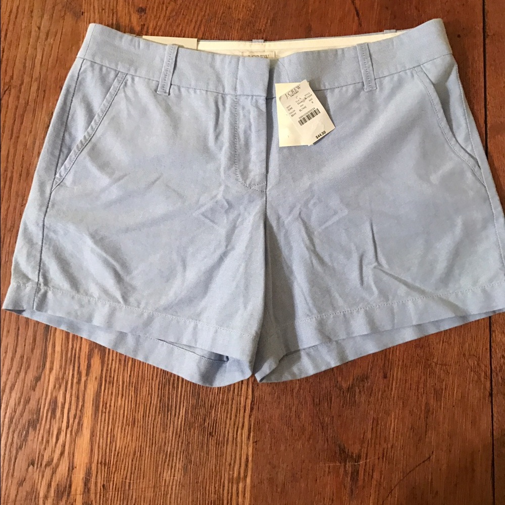 NWT - J. Crew Powdered Oxford Shorts