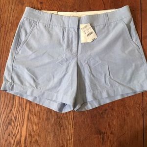 NWT - J. Crew Powdered Oxford Shorts