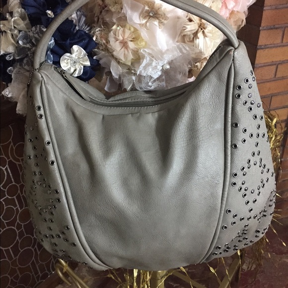 Big Buddha Handbags - Big Buddha gray bag