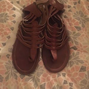 Brown sandals