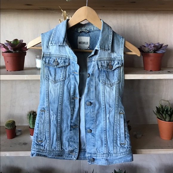 Brandy Melville Jackets & Blazers - Brandy Melville Denim Vest