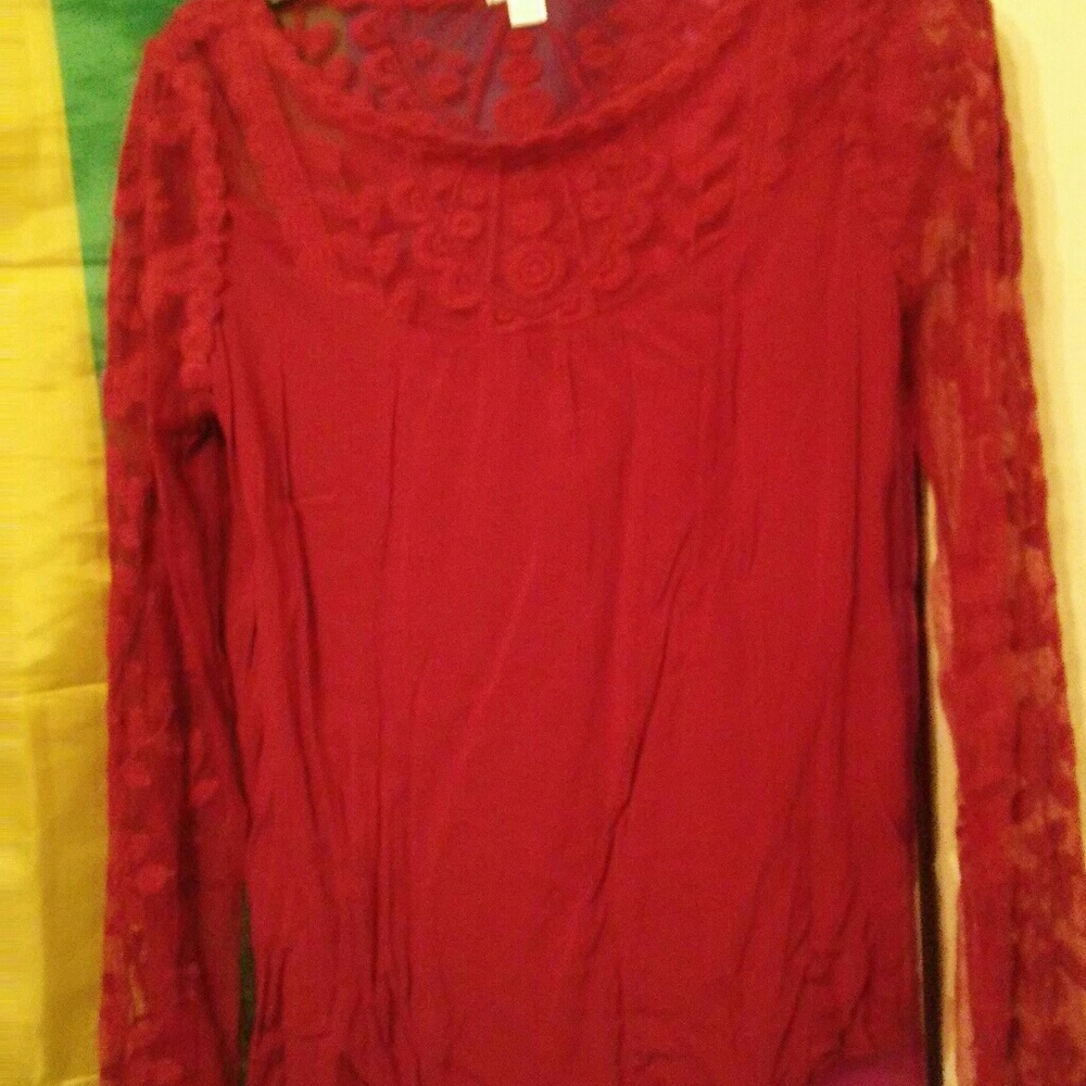 Mesh detailed shirt