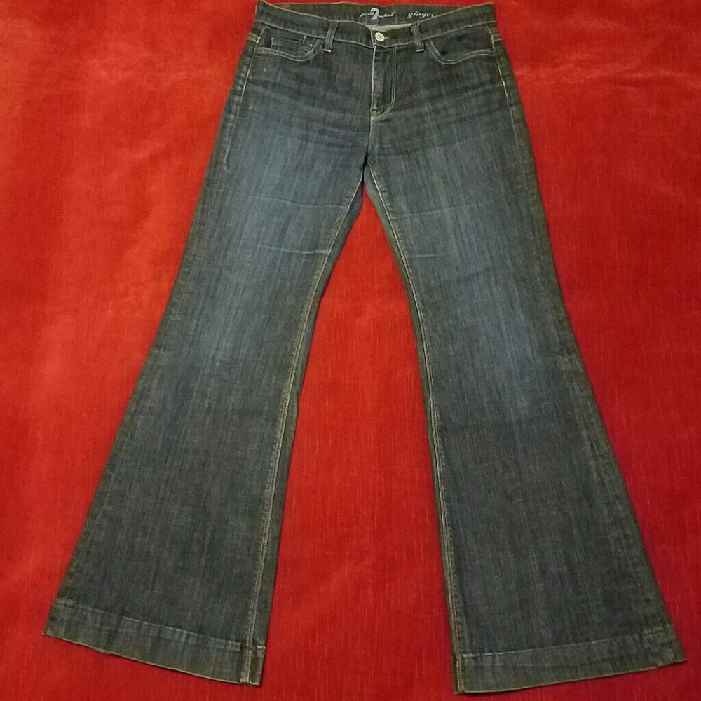 7 for All Mankind Ginger Flare Womans 28, 29x31