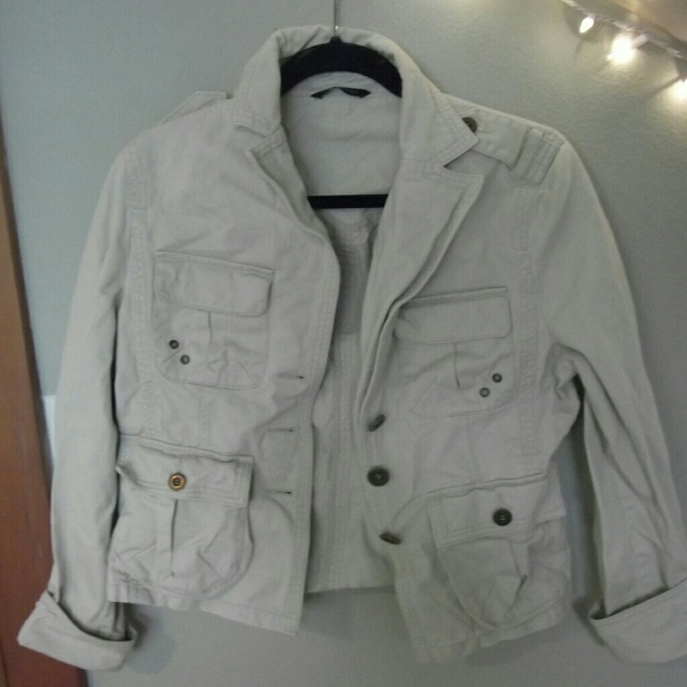 Beige Dunnes Stores Button-Up Jacket