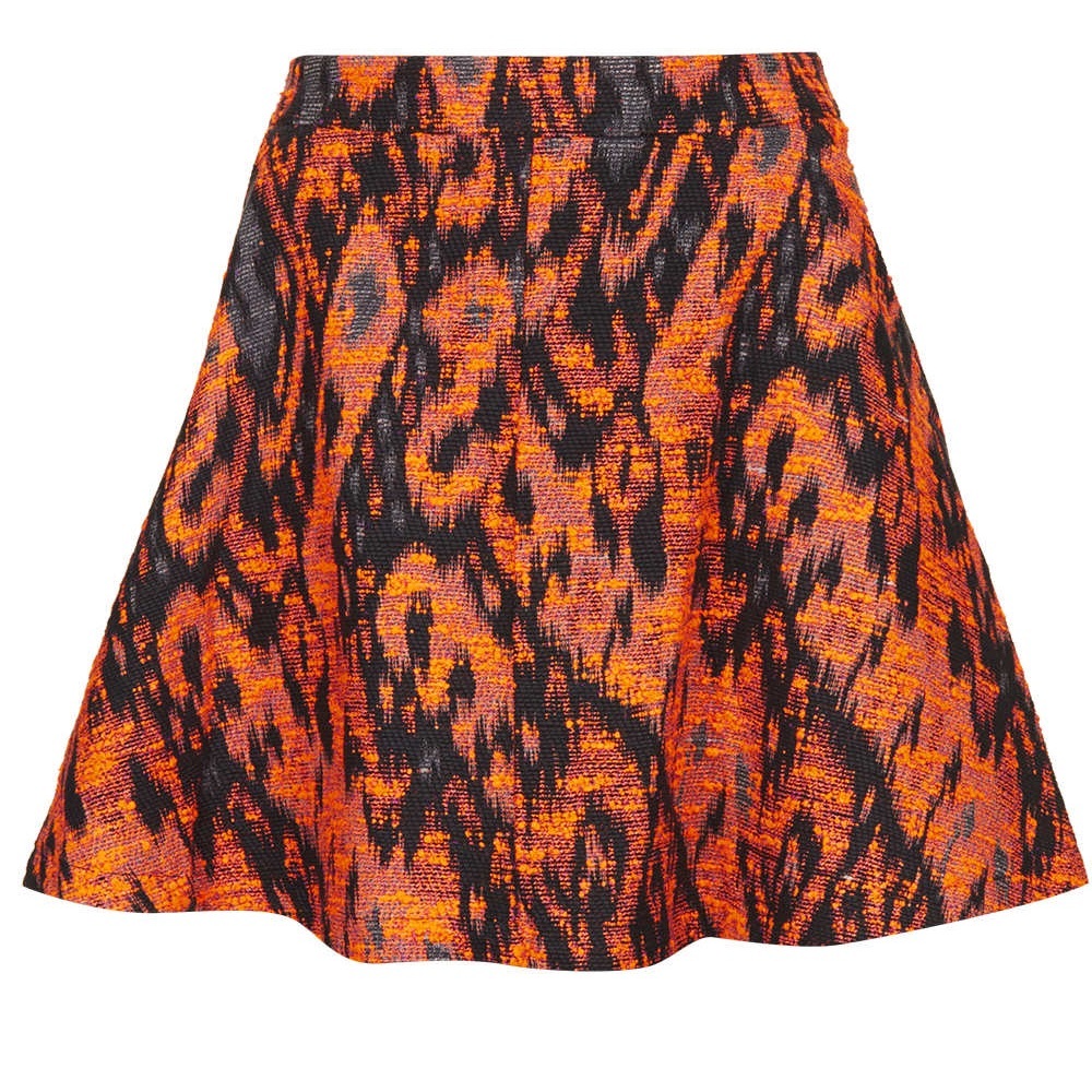 Topshop Printed Skirt