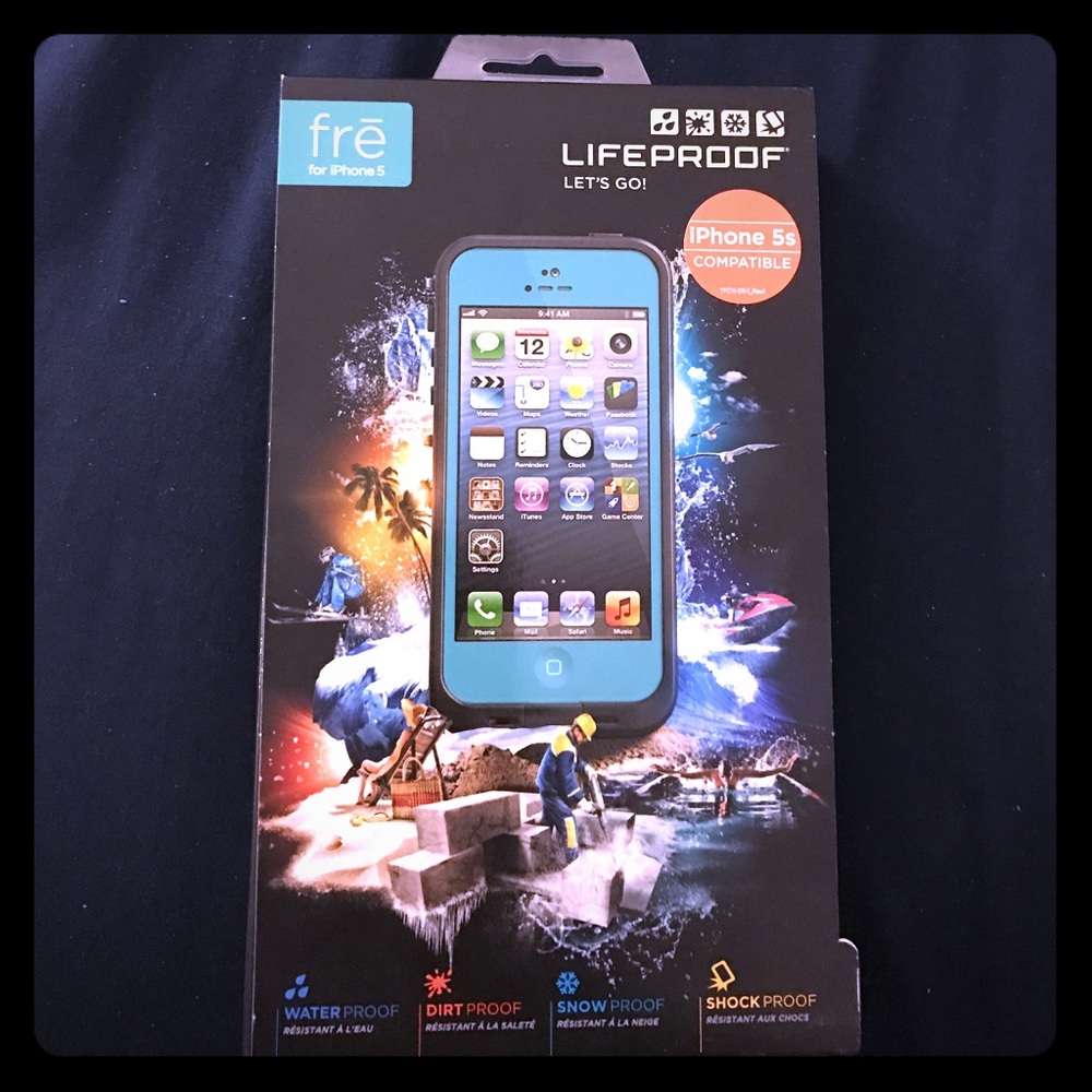 LIFEPROOF IPHONE 5S WATERPROOF CASE💧