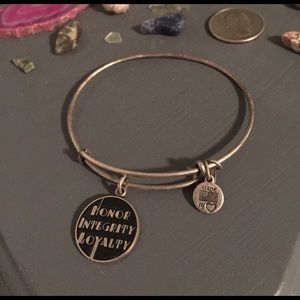 Alex & Ani honor integrity loyalty bracelet