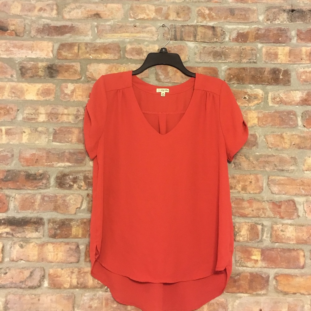 Rust Colored Blouse
