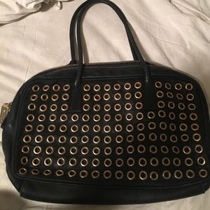 Prada black leather hobo.