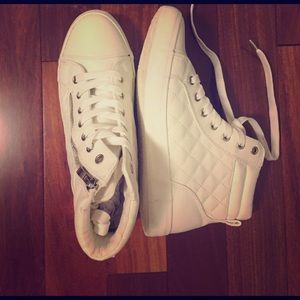 White sneakers