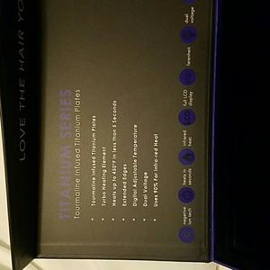 Sutra HairStraightener, with amazing hair products