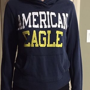 Navy Blue American Eagle Hoodie