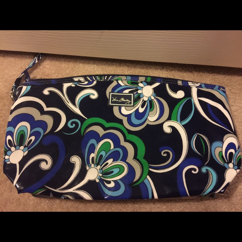Vera Bradley Retired plastic zipper Mediterranean