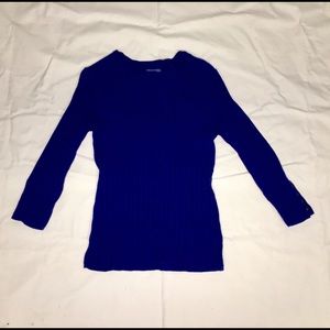 "Simply Vera" Cobalt Blue Sweater