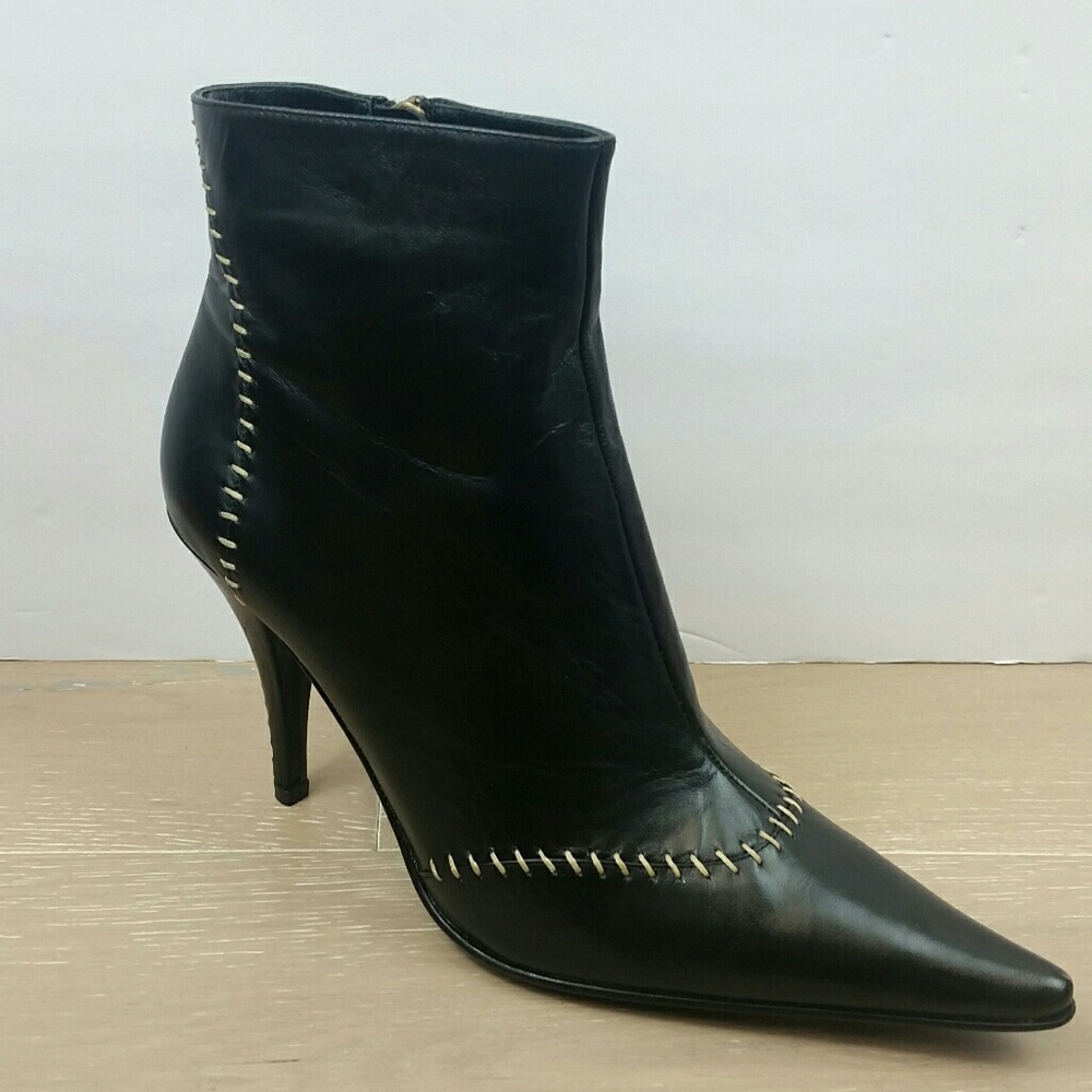 VINTAGE Patrizia Pancald  leather stiletto heels