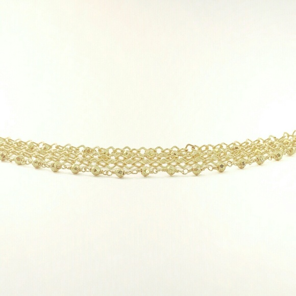 Pyrite gold chain bracelet - Picture 2 of 3