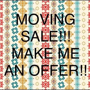 MOVING SALE‼️ ALL REASONABLE OFFERS ACCEPTED!
