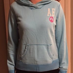 Light Blue American Eagle Hoodie