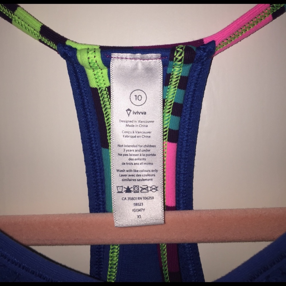 Dark Blue Double Dutch Ivivva Top - Picture 4 of 6