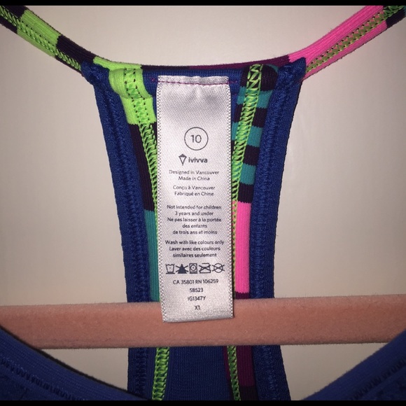 Dark Blue Double Dutch Ivivva Top - Picture 4 of 6