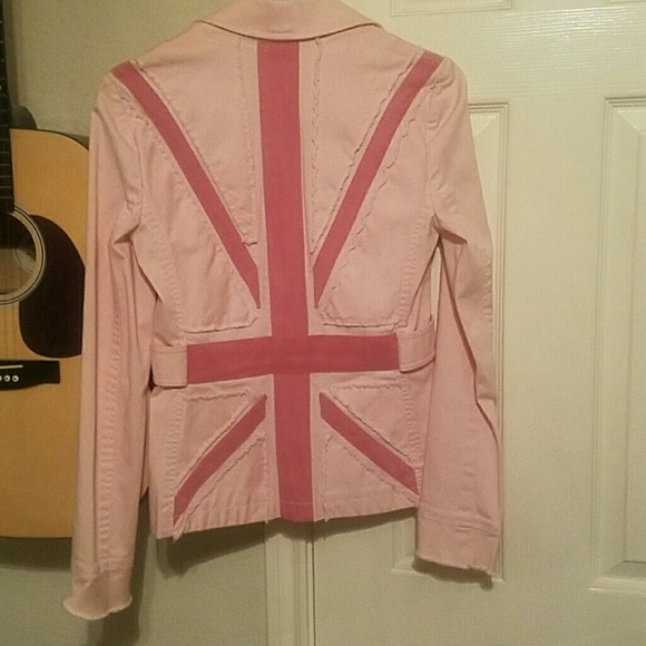 Pink euro rock jacket with buttons - Picture 3 of 7