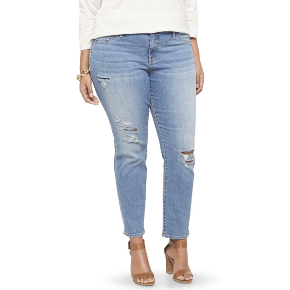Ava and Viv Distressed Jean