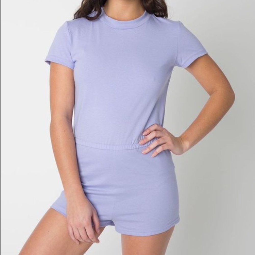 American apparel lilac romper