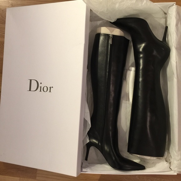 *Brand NEW*Christian Dior long heel boots - Picture 1 of 4