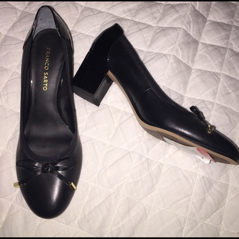 NBW Franco Sarto black heels