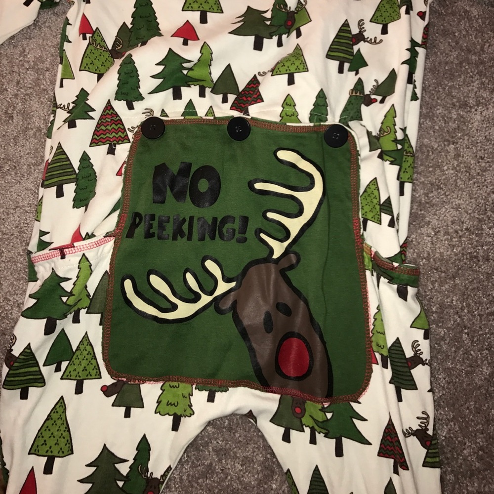 Lazy One No Peeking Onesie Flapjack